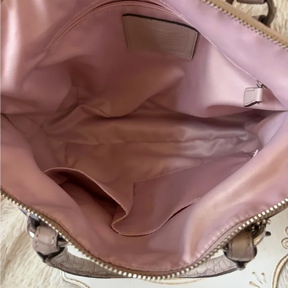 COACH Project Piece - Croc embossed Leather Tote Bag - Women's Handbag - Picture 6 of 11